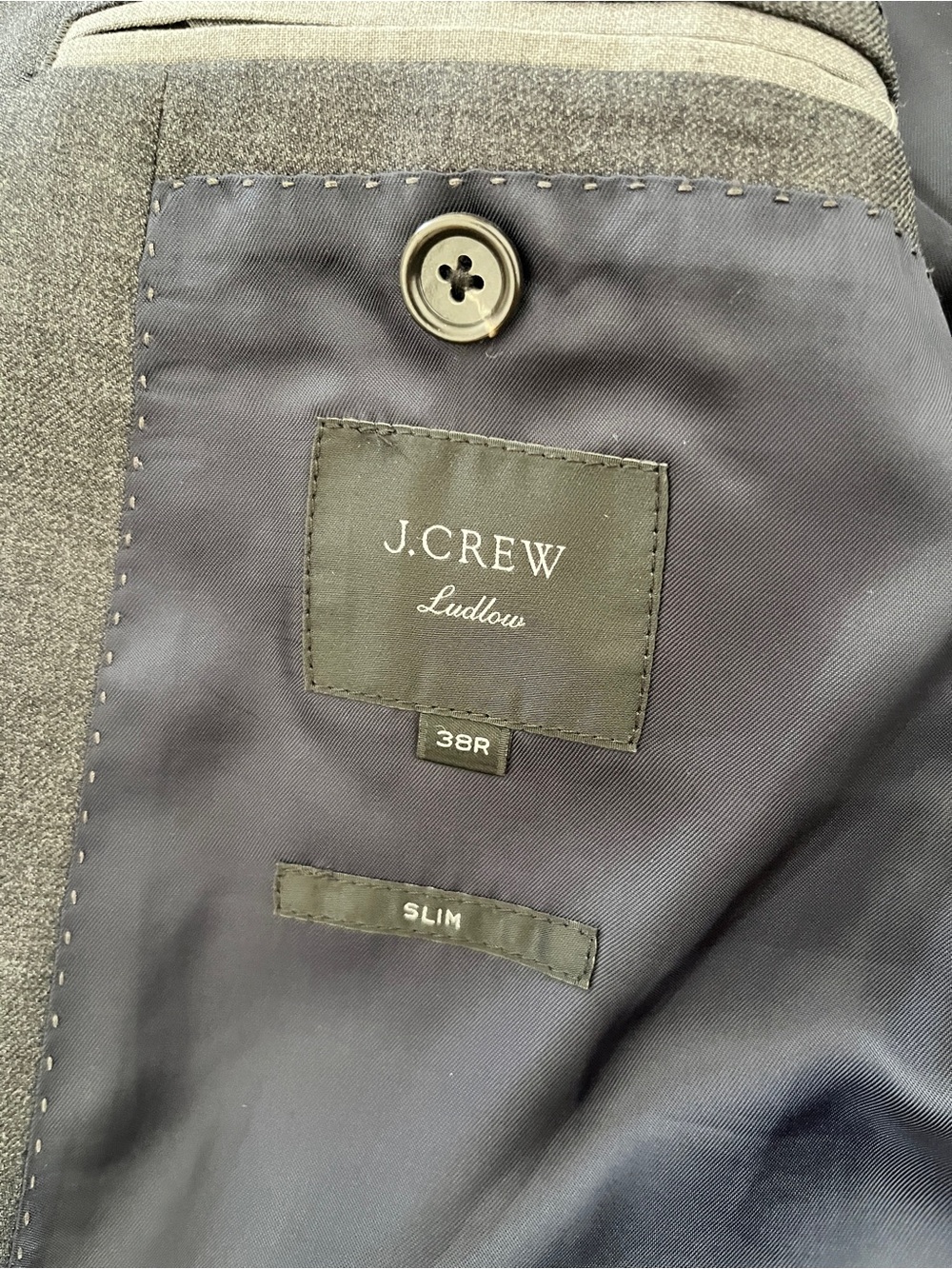 J Crew Ludlow American Woolen Company 38R Suit Jacket - Picture 10 of 11
